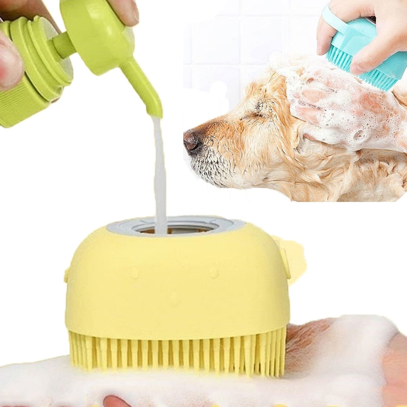 Clean Pet - Escova de banho para cães e gatos