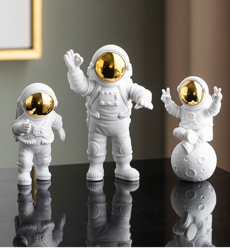 Astronautas na Lua - Peças Decorativas